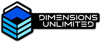 Dimensions Unlimited Sticker