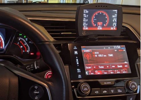 KTuner V2 Above Stereo Mount for 2016-2021 Honda Civic